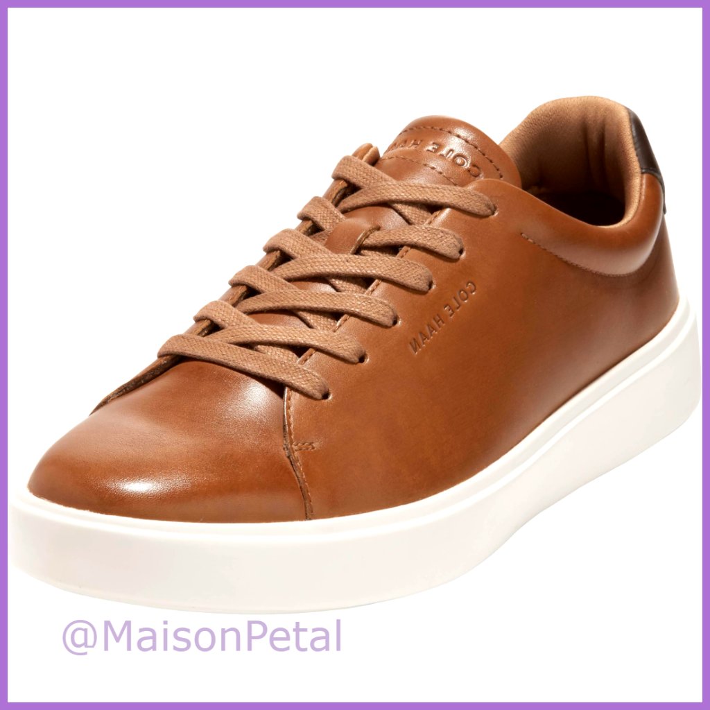 Leather Sneakers With Grandfoam Cushioning For Daily Comfort